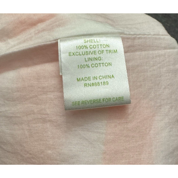 Lilly Pulitzer Delia Sunrise Stripe Floral Shift Dress Orange Pink Green Size 4 - Picture 11 of 12